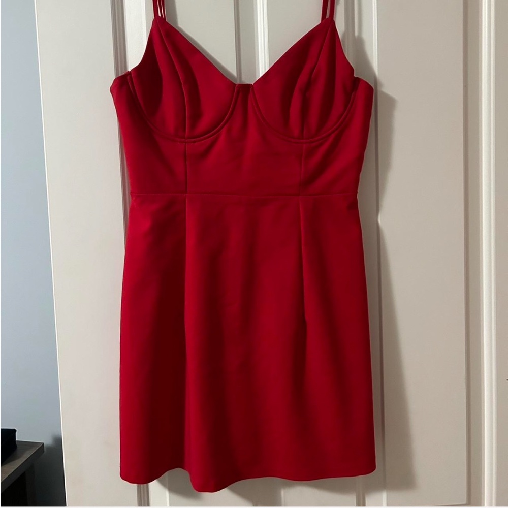 Princess Polly Red Strappy Mini Dress